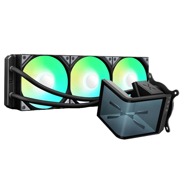 TRYX PANORAMA SE ARGB 360mm AiO Liquid CPU Cooler in Black